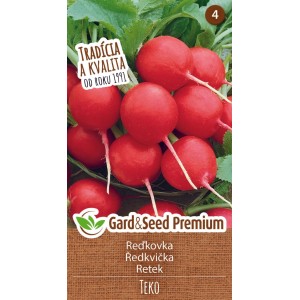 GardenSeed Premium Semienka Reďkovka Teko