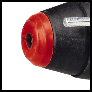 Detail: Červená prachová krytka na vŕtacom kladive Einhell TE-RH 32-1600.