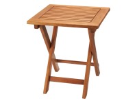 VLC Detský skladací záhradný stôl Greenville eukalyptové drevo 45 x 40 x 40 cm