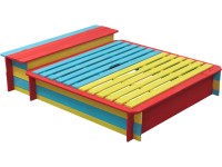 SwingKing Pieskovisko Jade, pestrofarebné, 150 x 120 cm SwingKing Pieskovisko Jade, pestrofarebné, 150 x 120 cm