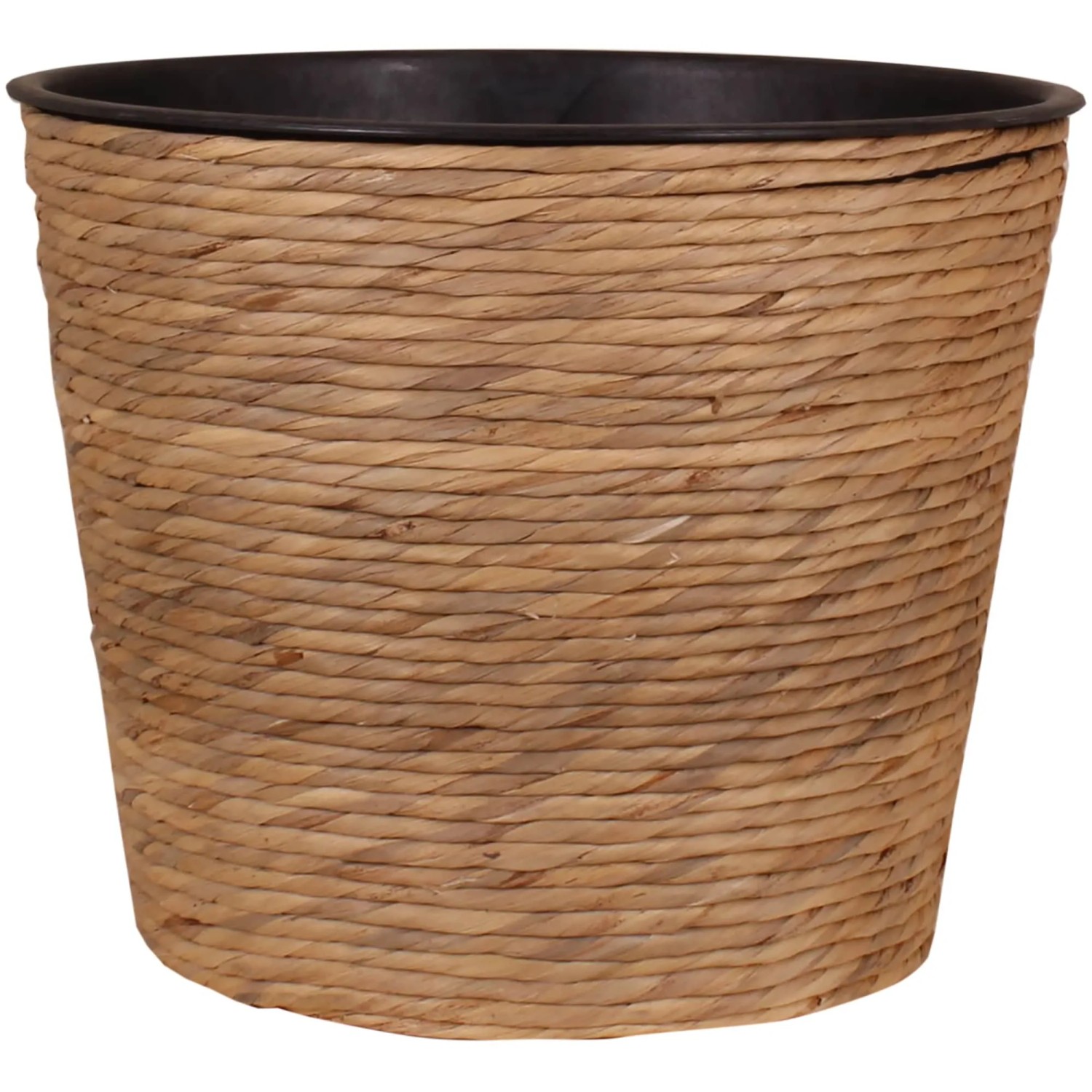 E-shop Obal na kvetináč z PP s vodným hyacintom prírodný 40 x 32 cm