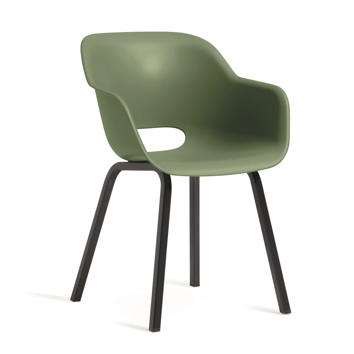 E-shop KETER Stolička Noa Cup, olivovo zelená, 56,5 x 55 x 80 cm, 2 ks