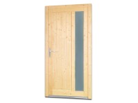 Panto Drevené vedľajšie vchodové dvere NET 511-88, prírodný smrek, 88 x 200cm, Ľ