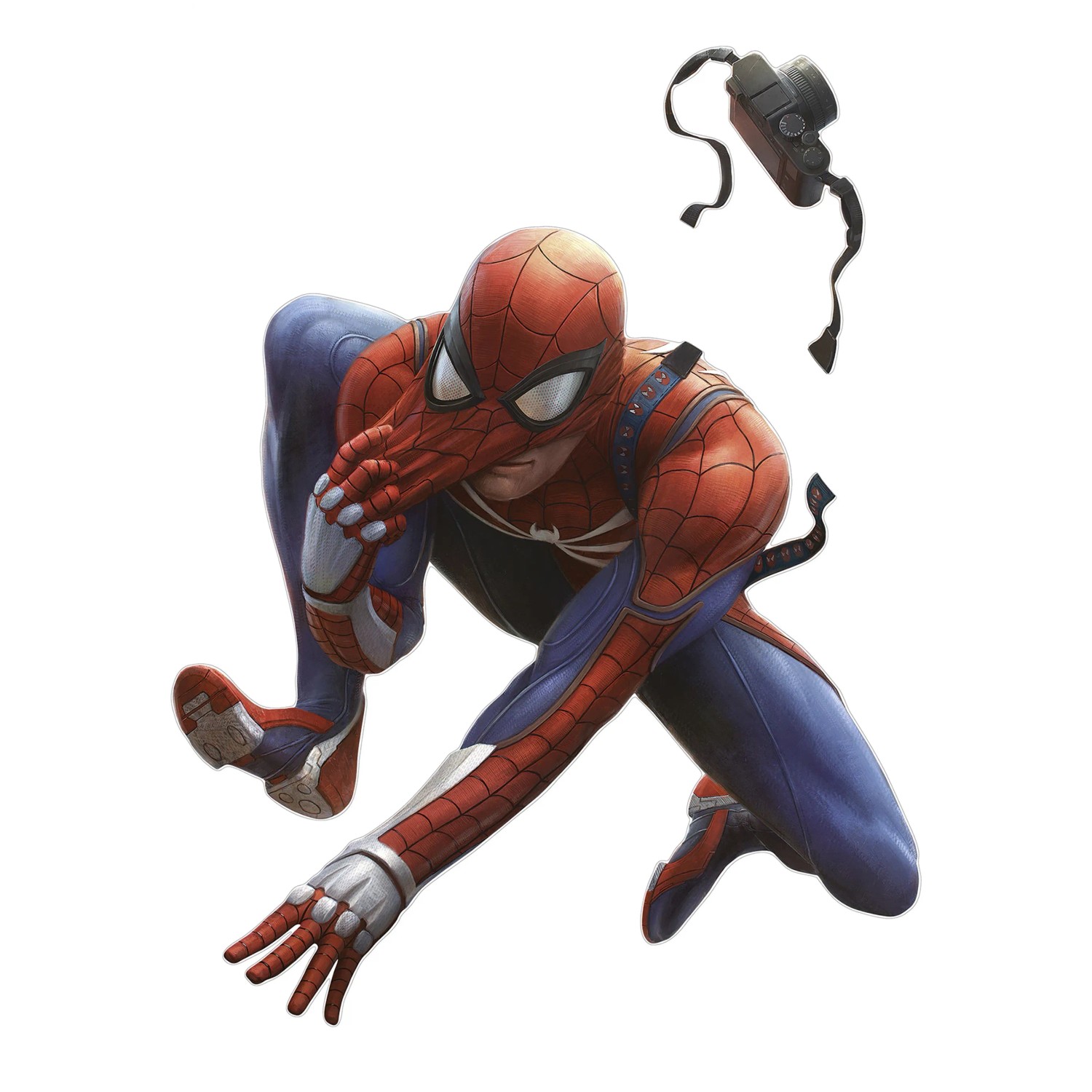 E-shop Komar Samolepka na stenu Marvel Spider-Man Camera 50 x 70 cm, 2dielna