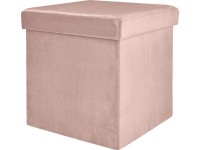 Skladací taburet Blush Bordeaux 38 cm x 38 cm x 38 cm ružový