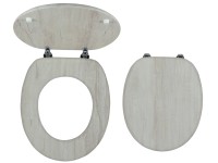Ferro WC sedátko WC/DUBVELVET, dyhované MDF, kovové závesy, oválne
