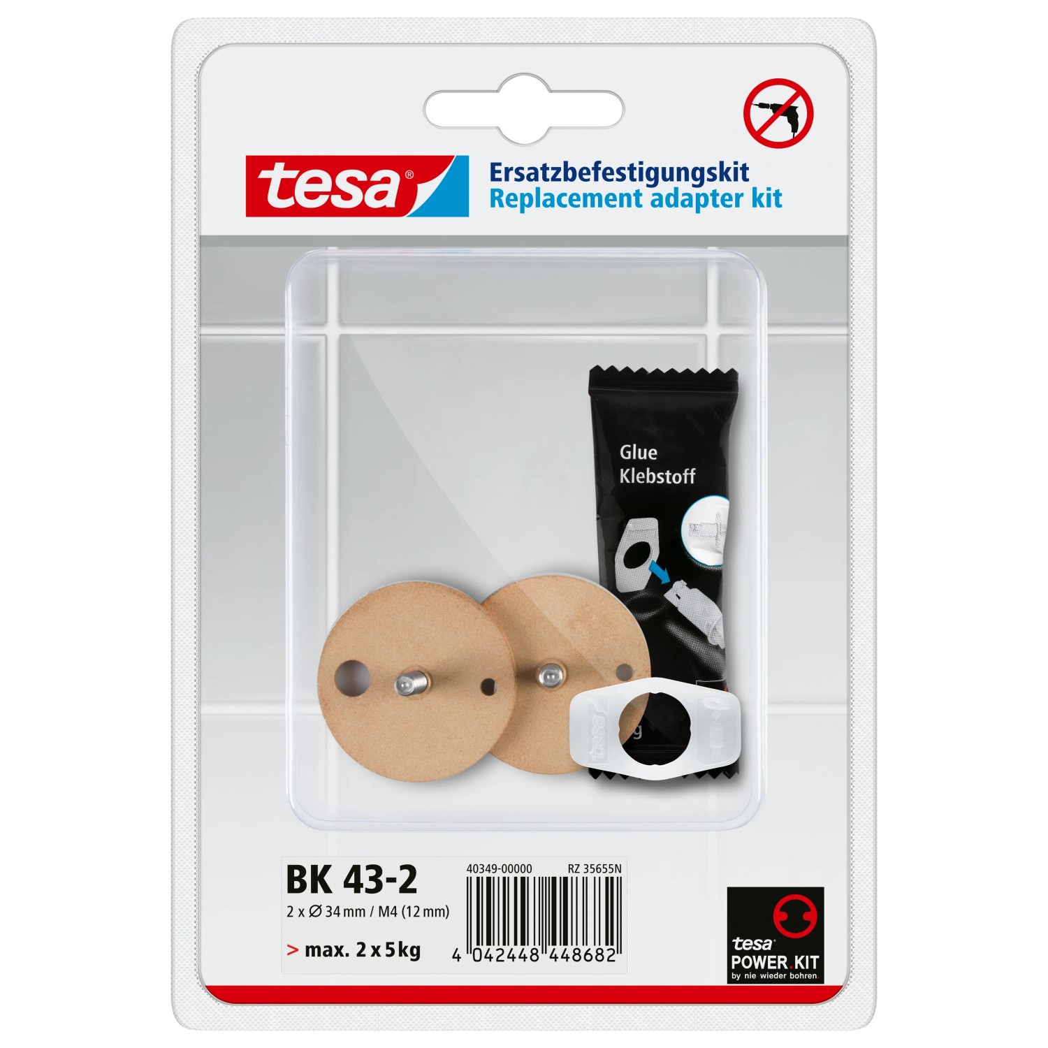 E-shop tesa Náhradná upevňovacia sada BK43-2