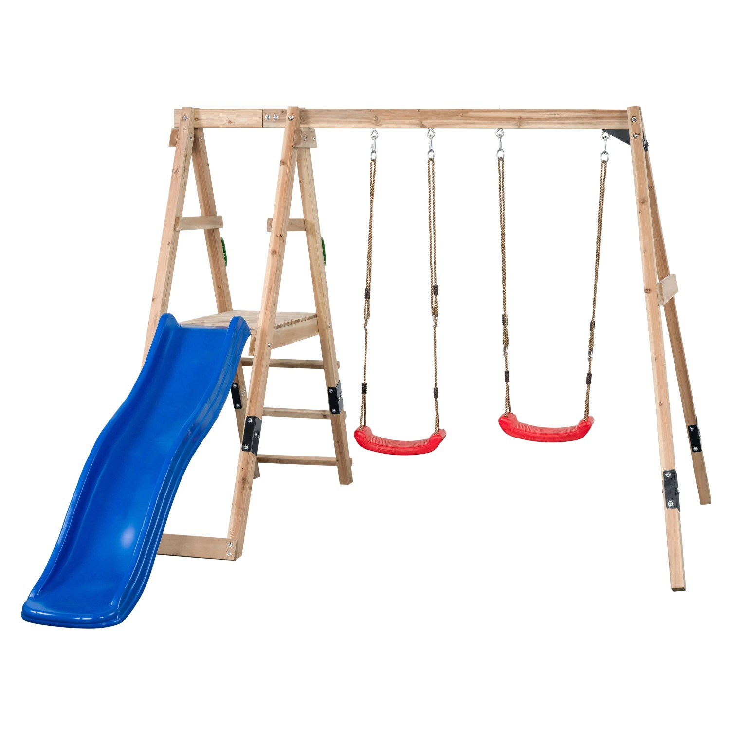 E-shop Swing King Hracia veža Ava, modrá, 185 x 235 x 274 cm