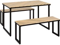 OBI Pivný set Brookfield agátové drevo 3dielny