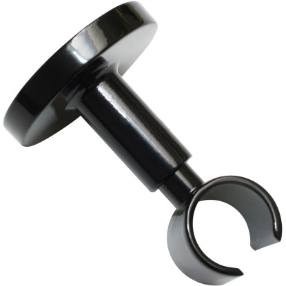 Gardinia Stropný nosník Chicago na pr. 20 mm, čierny 21 x 10 cm