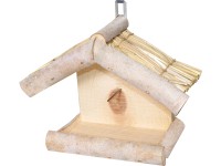 Kŕmidlo pre vtáky s doskovou strechou 9 cm x 19 cm Kŕmidlo pre vtáky s doskovou strechou 9 cm x 19 cm