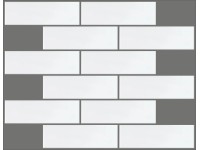 Mozaiková obkladačka Metro biela, 20 ks Mozaiková obkladačka Metro biela, 20 ks