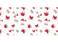 d-c-table Obrus Noblessa Chickenfarm, šírka 140 cm - metráž