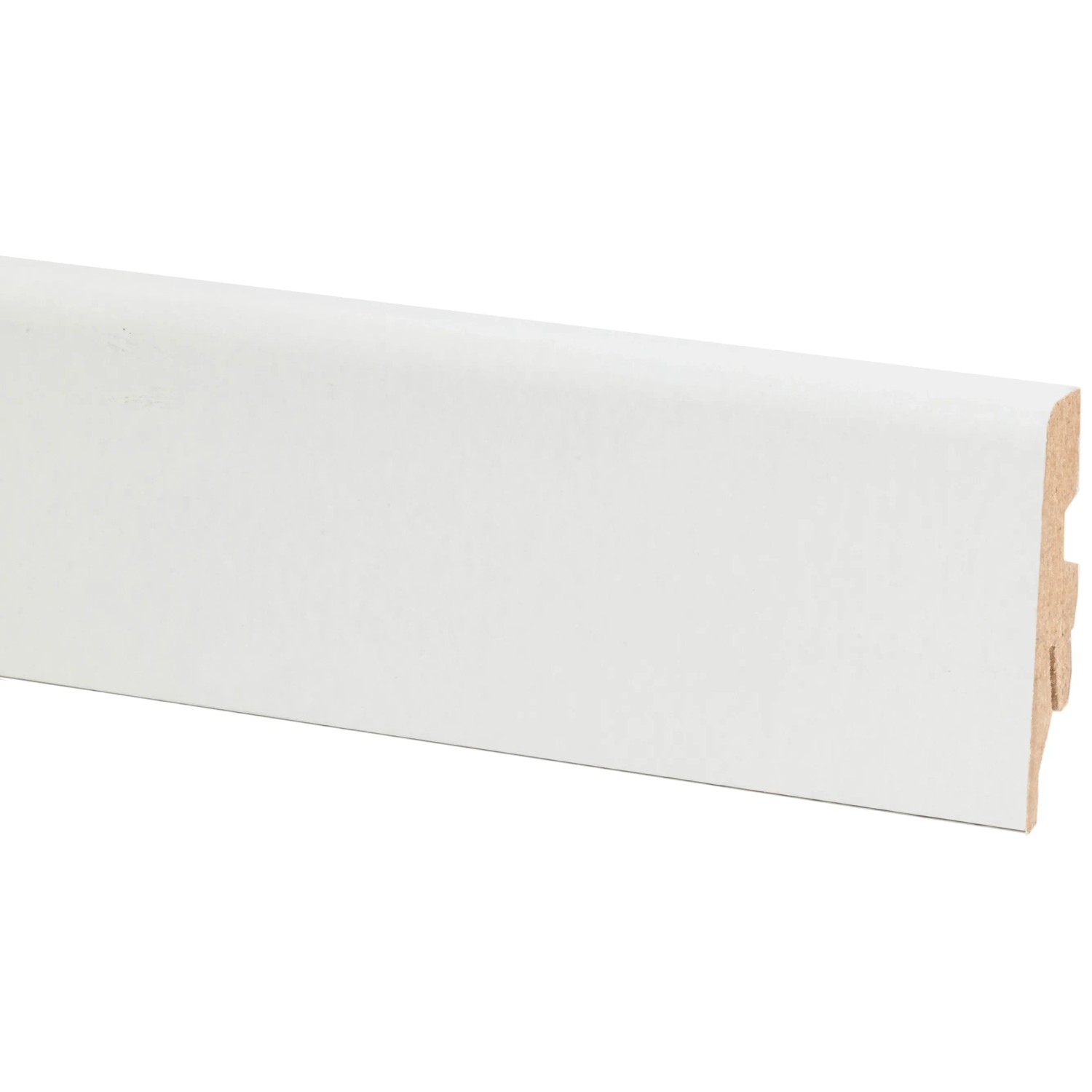 E-shop Soklová lišta 60 mm x 20 mm dĺžka 2600 mm biela