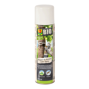 Compo Bio Raupen & Ameisen Leim Spray 400ml na ochranu ovocných a okrasných stromov.