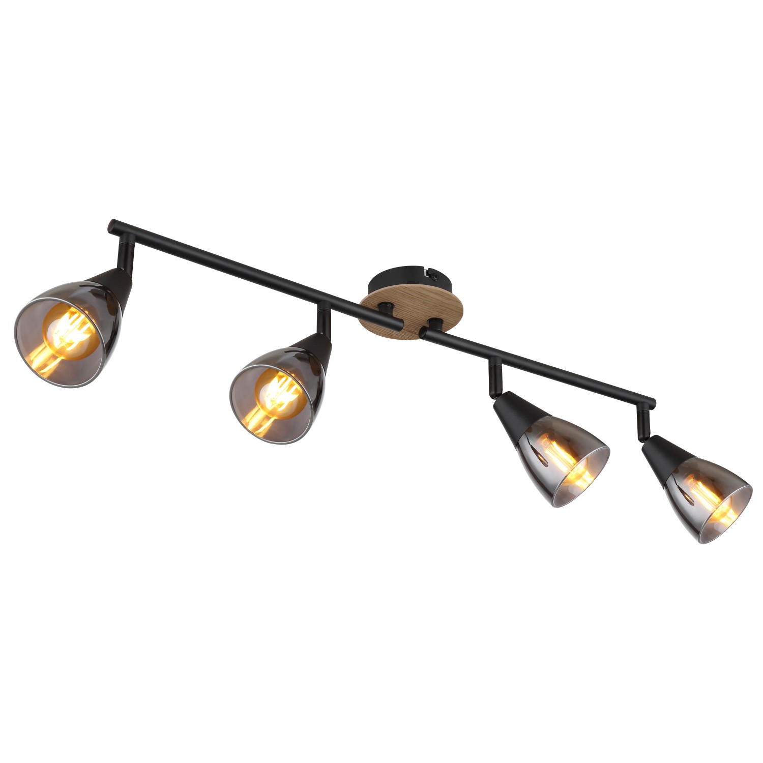 GLOBO Bodové stropné svietidlo MUBBY 4 x E14 max. 25 W, 600 x 100 x 190 mm