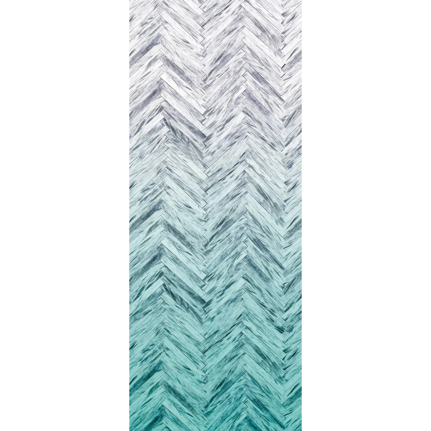 E-shop Komar Vliesová fototapeta Herringbone Mint 100 x 250 cm