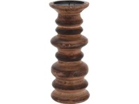 Koopman Svietnik z mangového dreva, pr. 10 x 24 cm