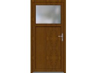 PANTO Plastové vedľajšie vchodové dvere K 501 dub zlatý 88 x 198 cm, P