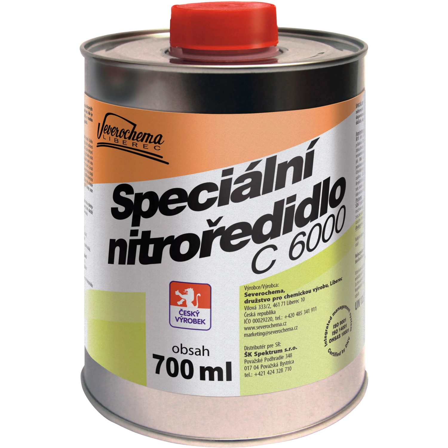 E-shop Severochema Špeciálne nitroriedidlo C 6000, 700 ml