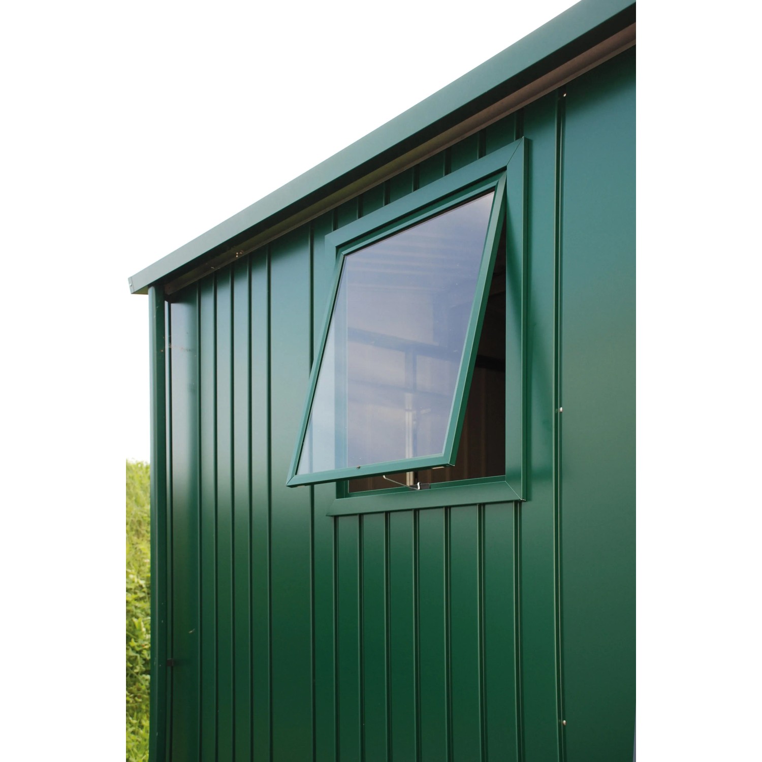 E-shop Biohort Okno pre záhradný domček Europa strieborná, 73,3 x 5 x 176 cm