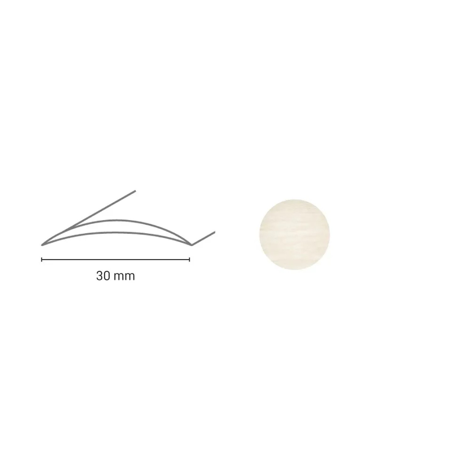 E-shop Döllken Profiles Prechodový profil DP 03 S Samolepiaca 30 x 930 mm, dub biely