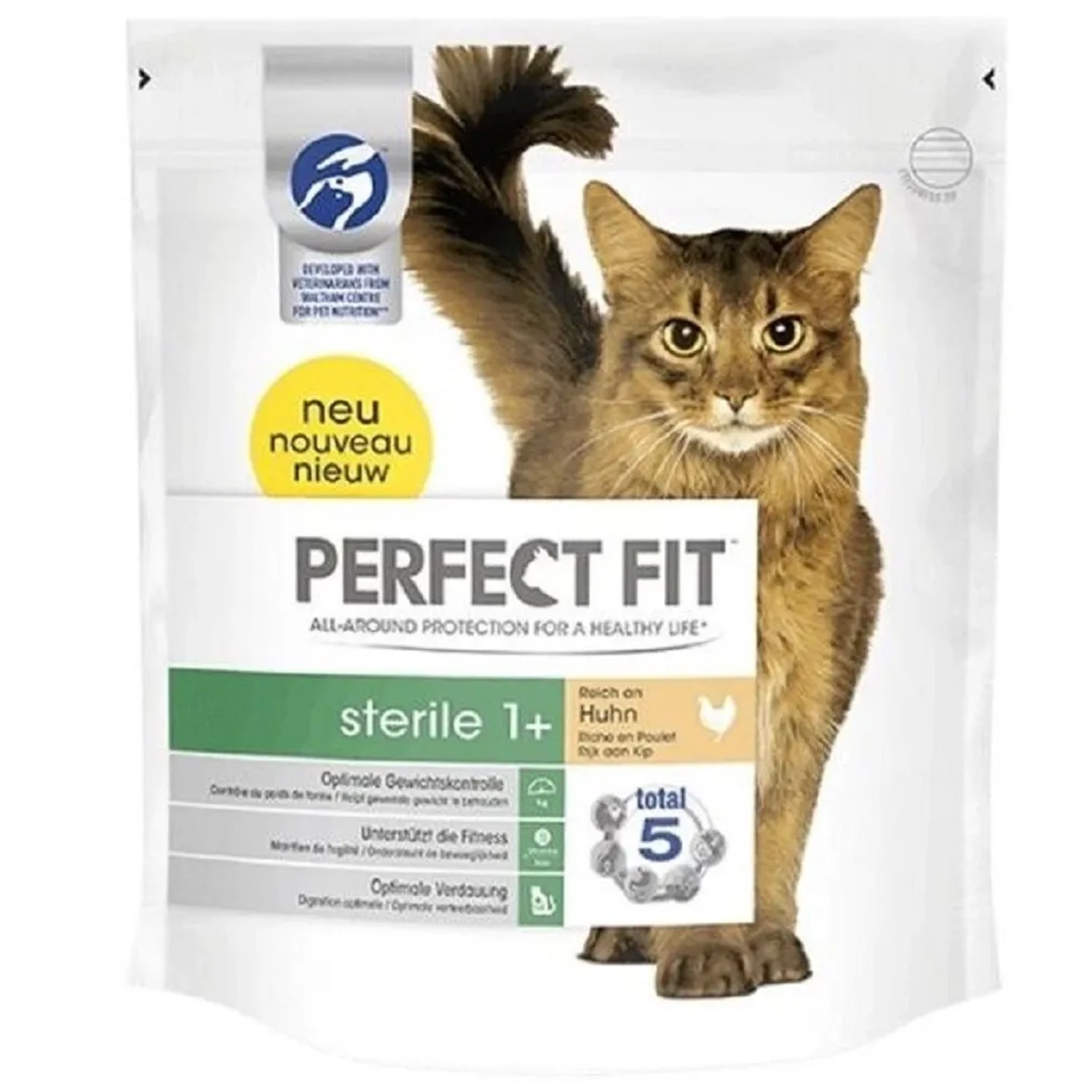 E-shop Perfect Fit Granule pre mačky sterile 1+ kuracie a morčacie, 1,4 kg