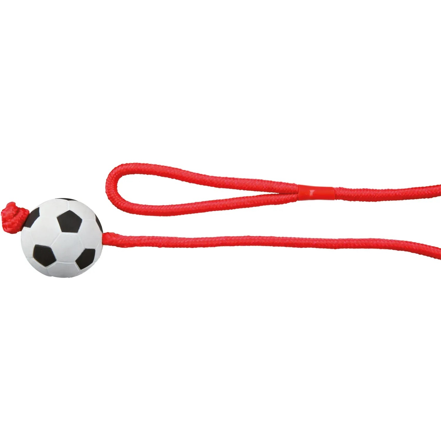 E-shop Jollypaw Futbalová loptička na šnúrke penová guma priemer 6 cm 1 m