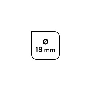 Symbolický obrázok: Držiak sprchy sprchová tyč Ø 18 mm.
