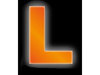 Conacord Reflexné domové písmeno L, oranžové, 8 cm