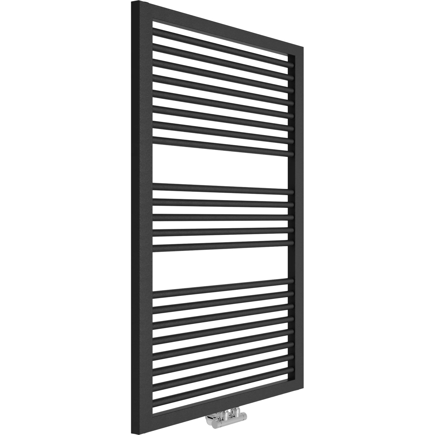 E-shop Sanotechnik Kúpeľňový radiátor Rimini antracitový, 700 W, 1228 x 600 mm