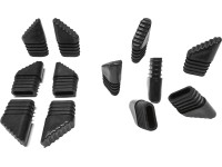 Kryty nôh pre hnedú balkónovú súpravu Davenport II, 12 ks