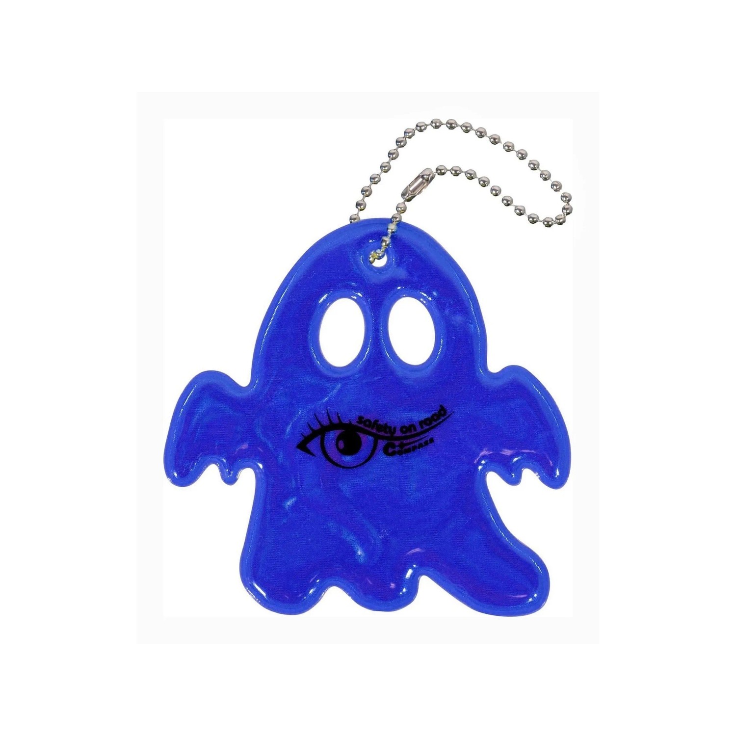 E-shop COMPASS Prívesok reflexný GHOST - modrý
