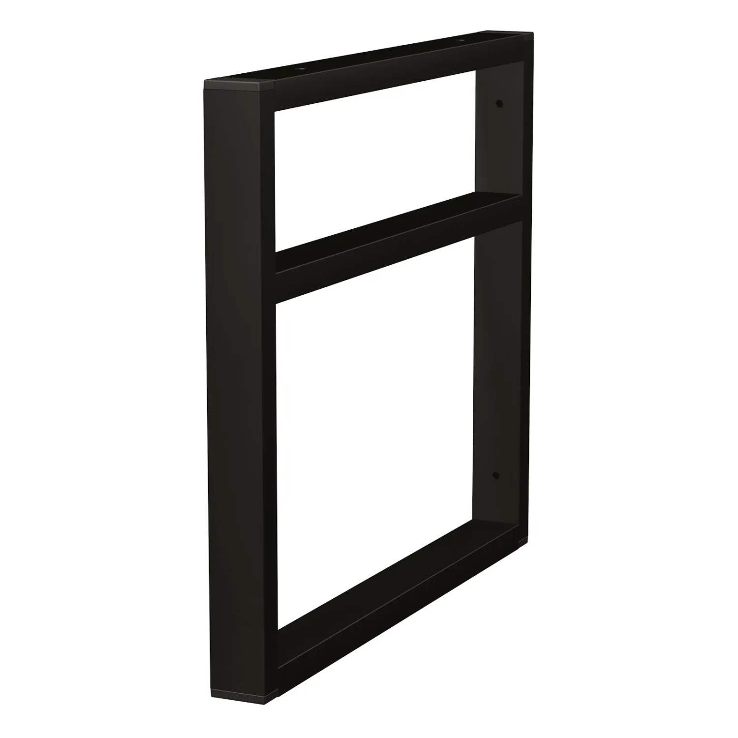 E-shop INTEDOOR Konzola BEE hranatá, 40 x 4 x 45 cm, čierna mat