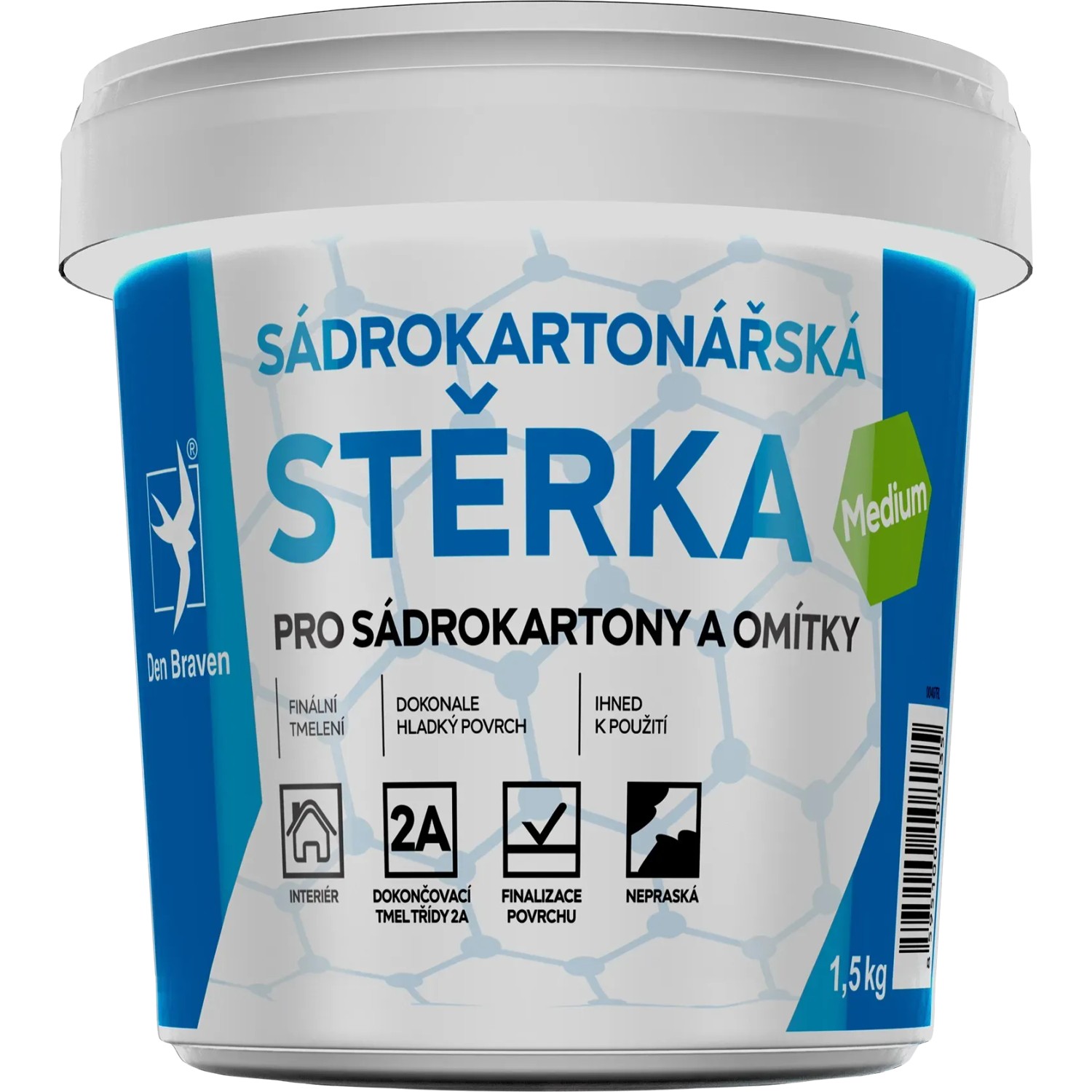 E-shop Den Braven Sadrokartonárska stierka, 1,5 kg
