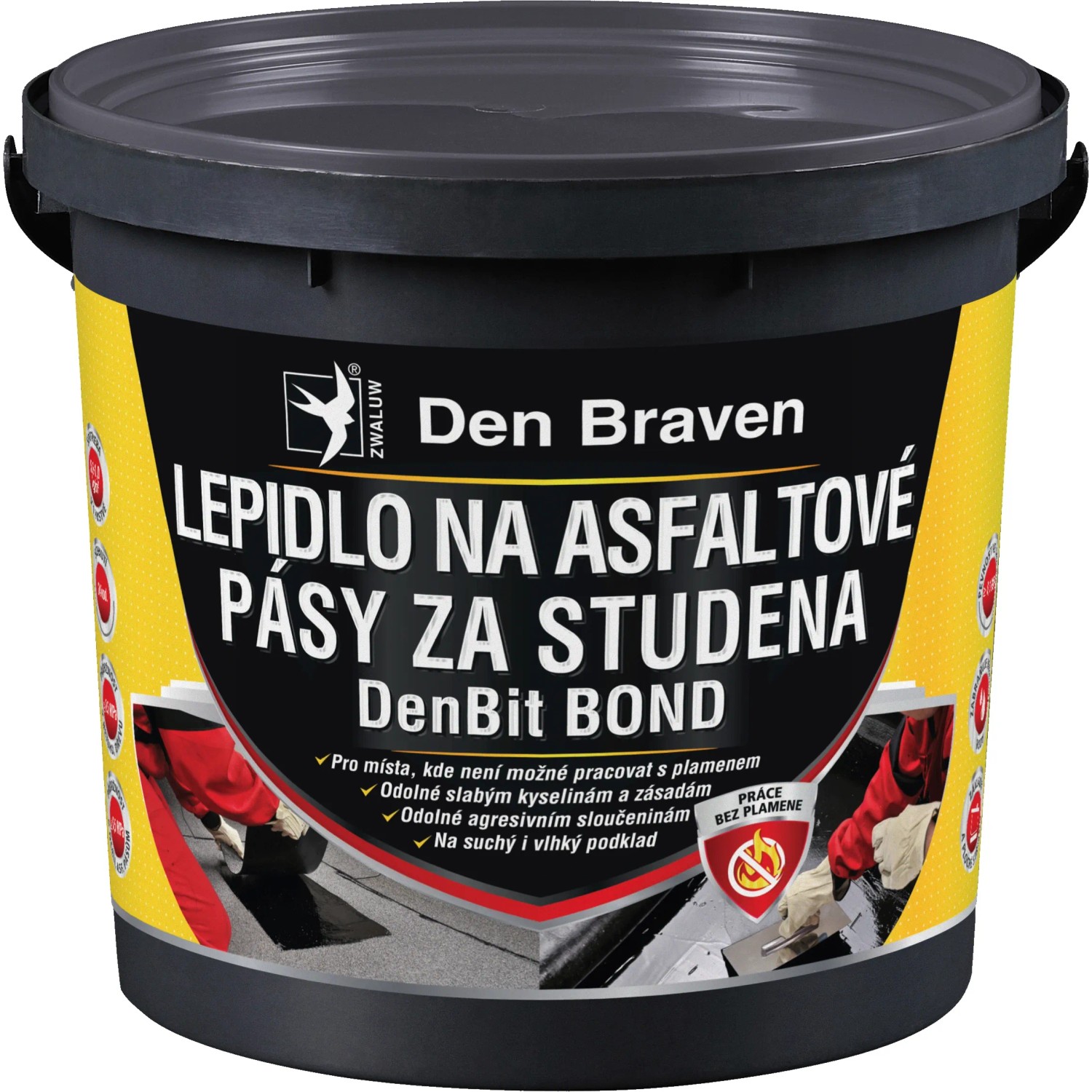 E-shop Den Braven Lepidlo na asfaltové pásy 10 kg
