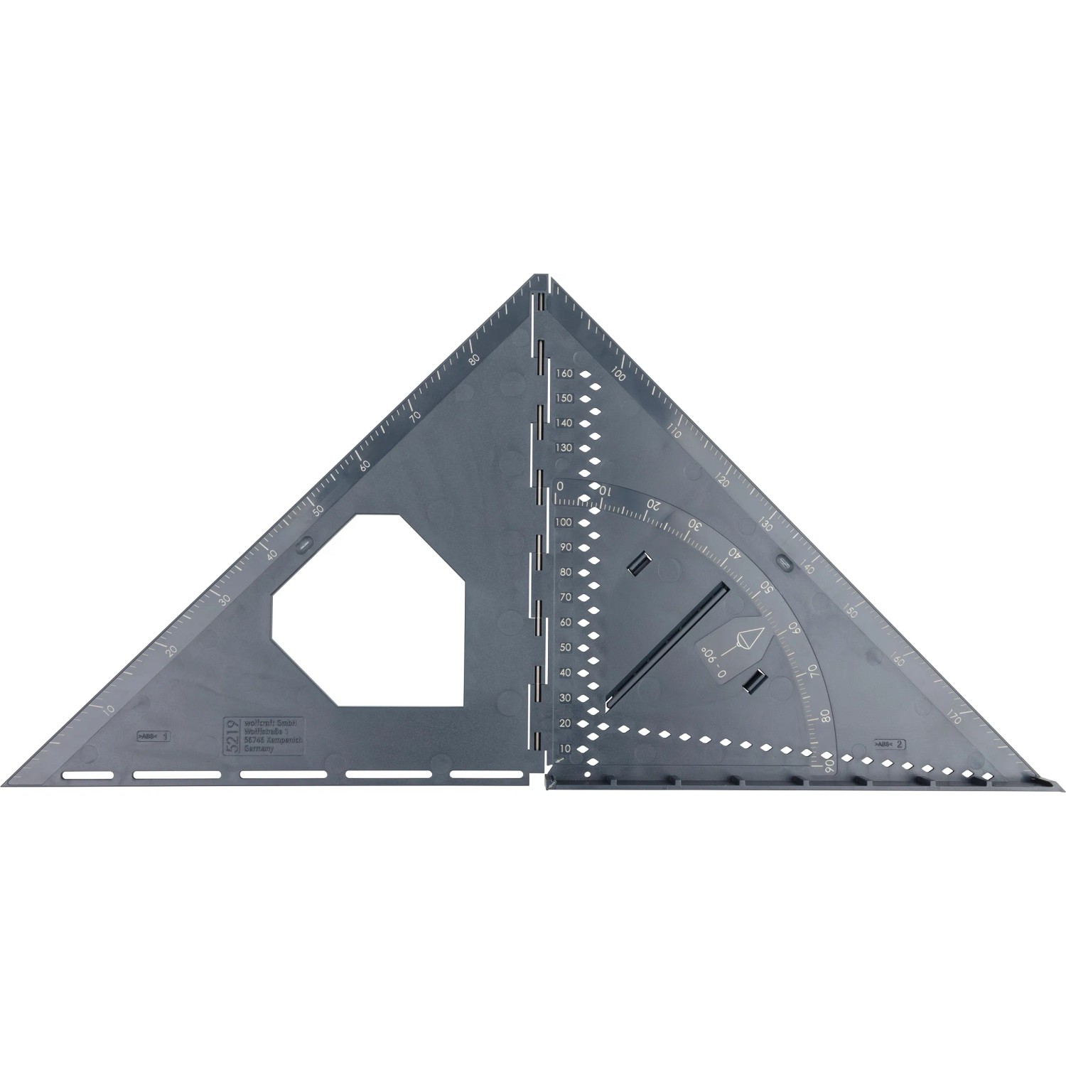 E-shop Wolfcraft Merací a vyznačovací uholník Vario 3D Pro