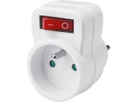 VLC Zásuvka s vypínačom biela