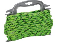 LUX-TOOLS Polyesterové lano pletené zeleno-čierne pr. 6 mm x 20 m