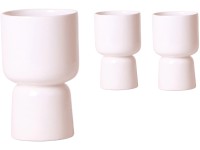 Kolibri Home Keramický obal na kvetináč Trophy, biela, pr. 9 x 20 cm Kolibri Home Keramický obal na kvetináč Trophy, biela, pr. 9 x 20 cm