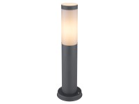 GLOBO Záhradná lampa BOSTON opálová E27 23 W pr. 127 x 450 mm
