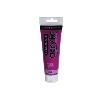 Daler Rowney Akrylová farba GRADUATE purpurová, 120 ml