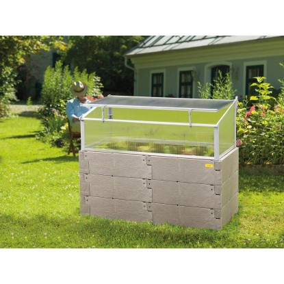 Juwel Vyvýšený záhon Timber Kombi-Set 130 x 60 x 90/100 cm