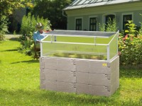 Juwel Vyvýšený záhon Timber Kombi-Set 130 x 60 x 90/100 cm