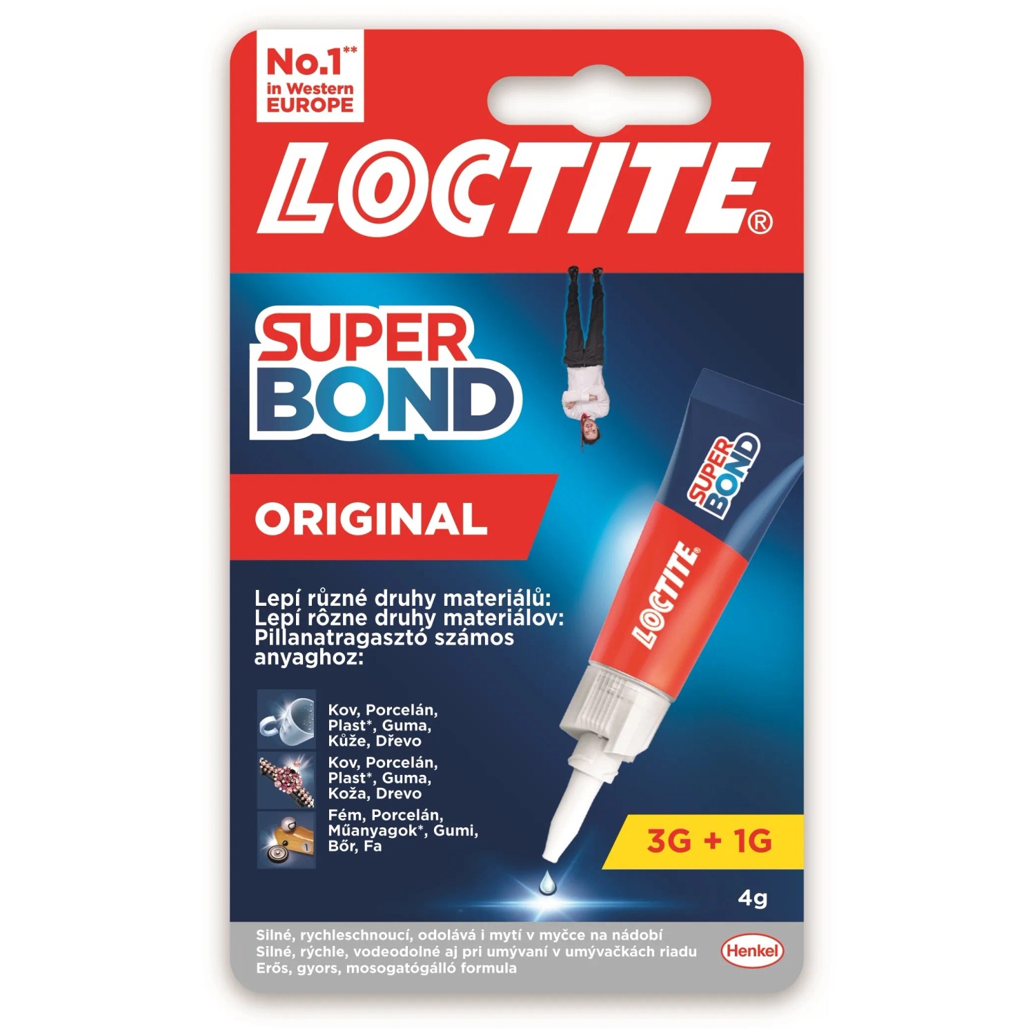 E-shop LOCTITE Sekundové/sekundové lepidlo SUPER BOND ORIGINAL 4 g