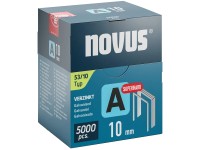 Novus Sponky z jemného drôtu Superhard A 53, dĺžka 10 mm, 5000 ks