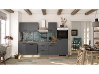 Flex-Well Kuchyňa Romeo 280 cm/typ 1 - chladn.,rúra,var.doska,digestor,umývačka