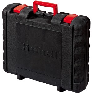 Vŕtacie kladivo Einhell RT-RH 32 v čiernom plastovom kufríku s červenou rukoväťou.