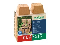 Pestovateľské kvetináče Natur, 14 ks, 8 x 8 cm