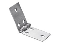 Hettich Nábytkový záves široký, matný nerez, 30 x 80 x 1,5 mm